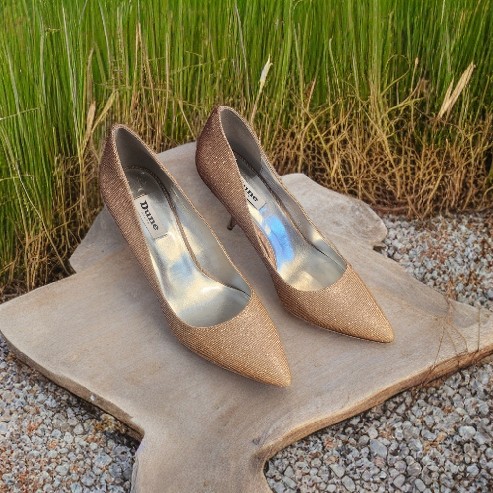 Dune of London Glitter Pumps Sz 40